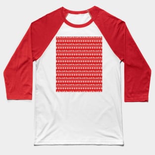 Affenpinscher Silhouettes Christmas Sweater Pattern Baseball T-Shirt